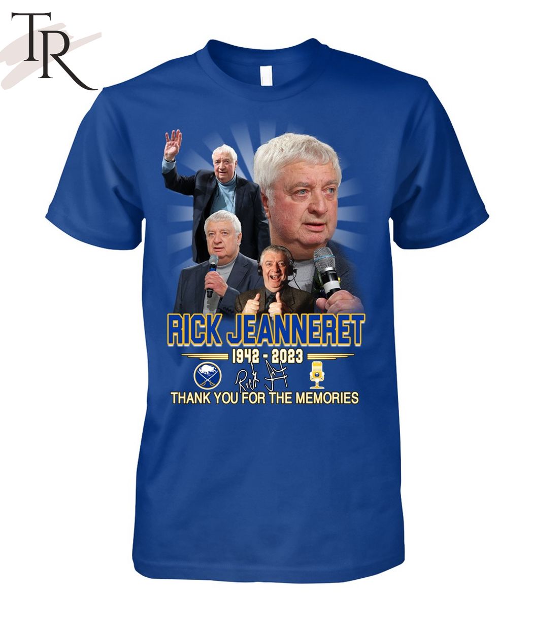 Rick Jeanneret 1942 - 2023 Thank You For The Memories T-Shirt