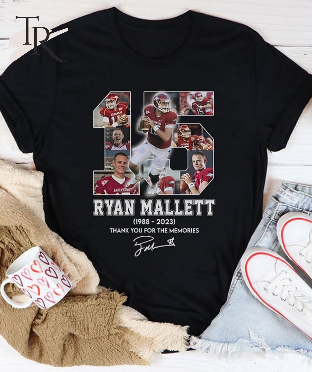 Ryan Mallett 1988 - 2023 Thank You For The Memories T-Shirt