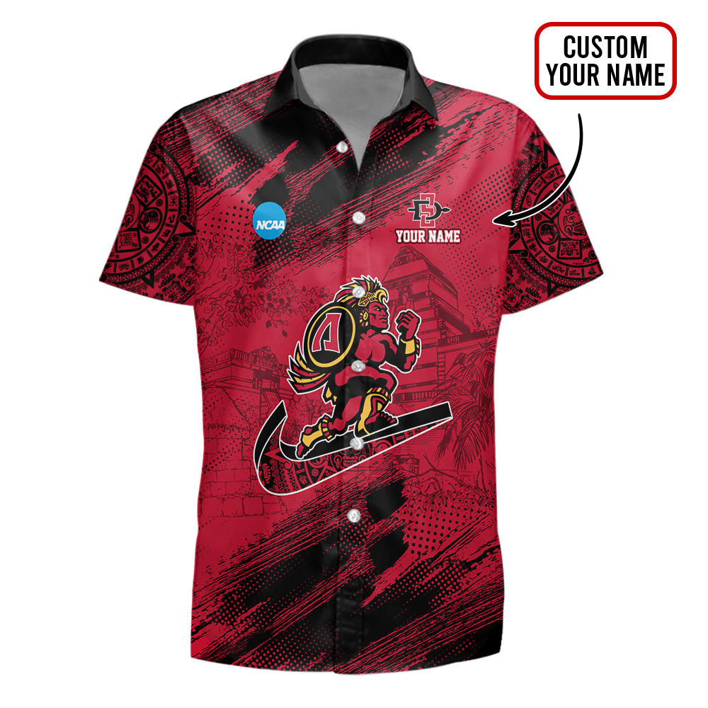 San Diego State Aztecs Final Four National Collegiate Athletic Association 2024 Unisex Customized NCAA Champions 3D Hawaiian Shirt SH1