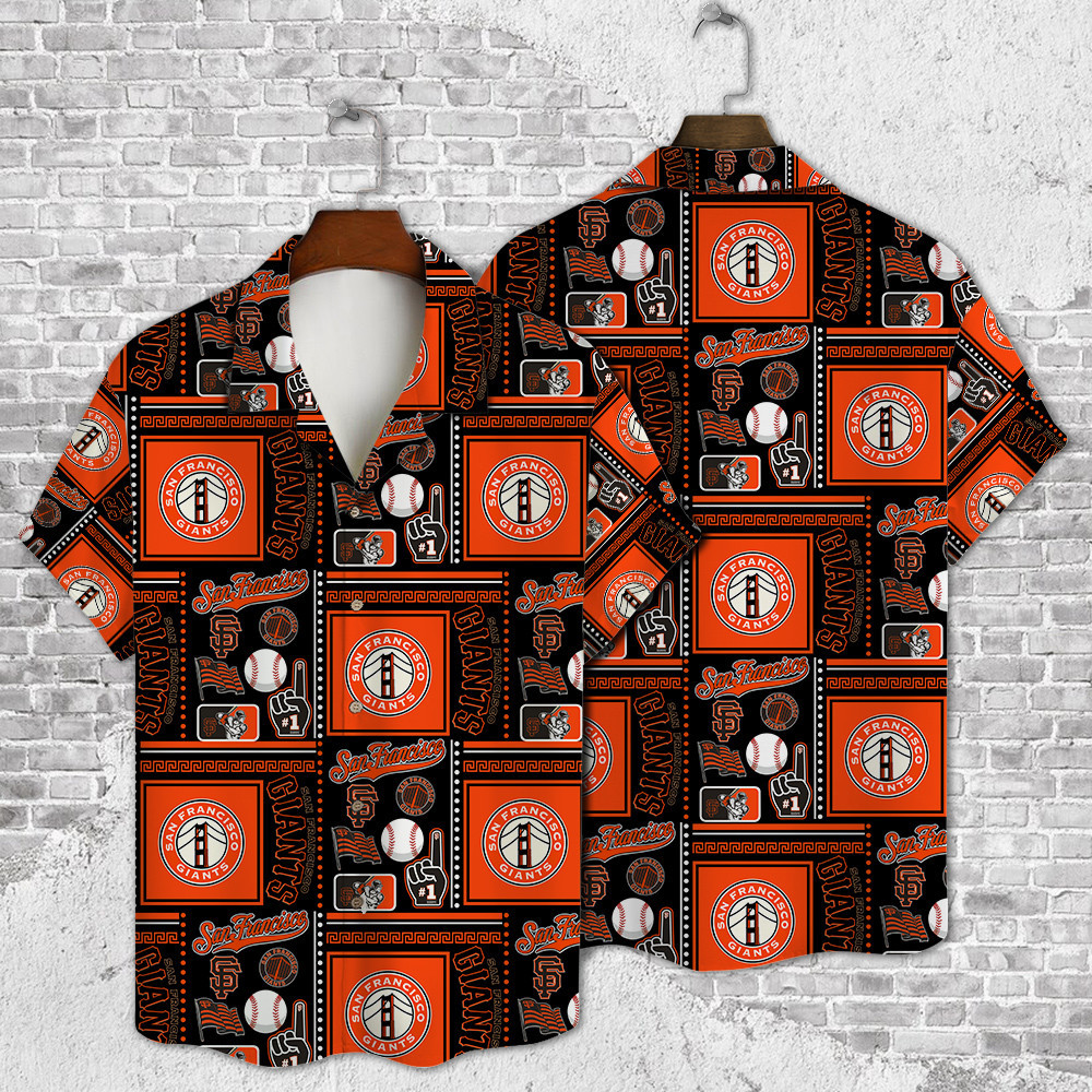 San Francisco Giants Major League Baseball 3D Print Hawaiian Shirt SH1ML