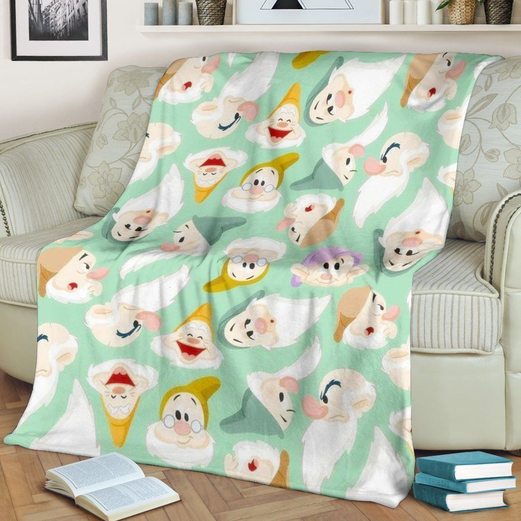 Seven Dwarfs Best Seller Fleece Blanket Gift For Fan, Premium Comfy Sofa Throw Blanket Gift H99