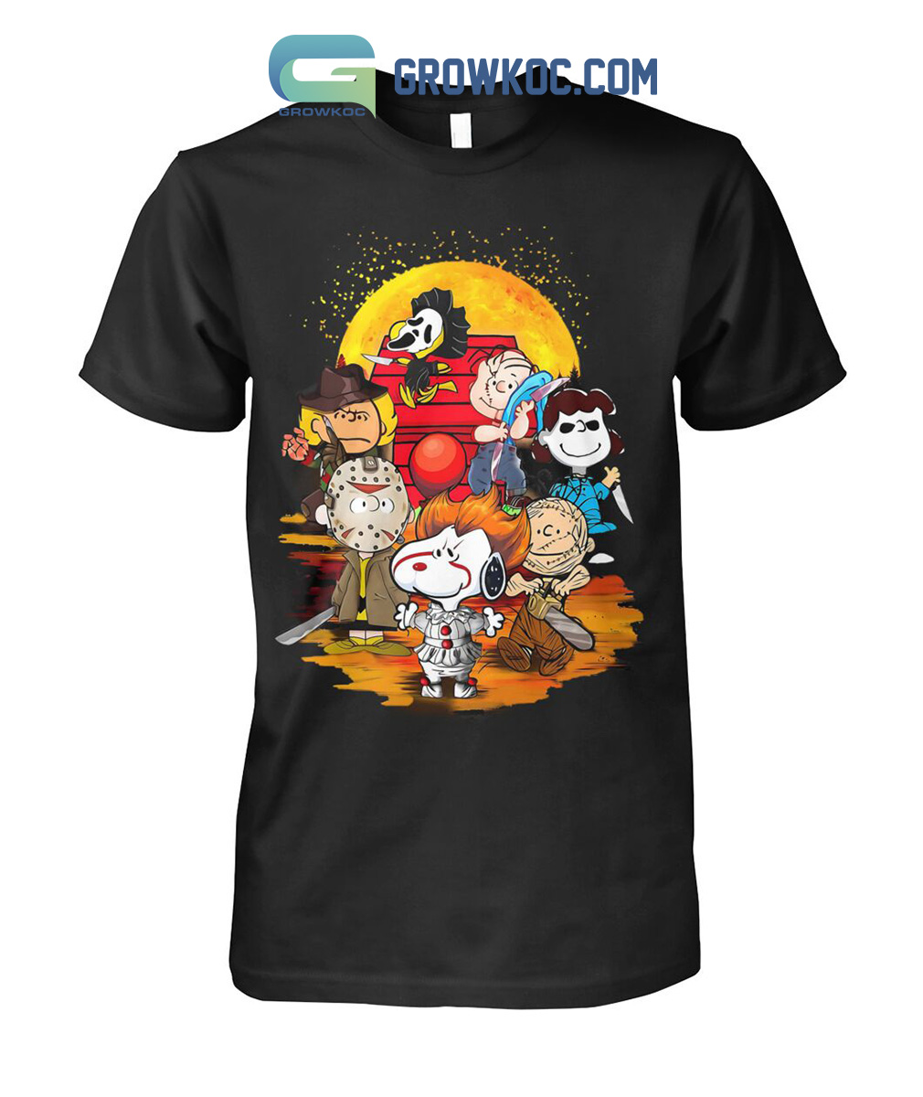 Snoopy Peanuts Horror Movies Halloween Shirt Hoodie Sweater