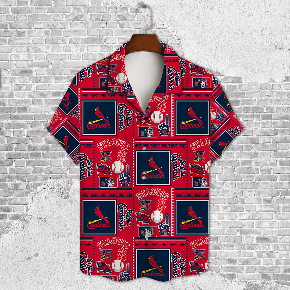 St. Louis Cardinals Major League Baseball 3D Print Hawaiian Shirt SH1ML