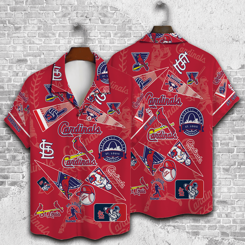 St. Louis Cardinals Major League Baseball 3D Print Hawaiian Shirt SH1ML V1
