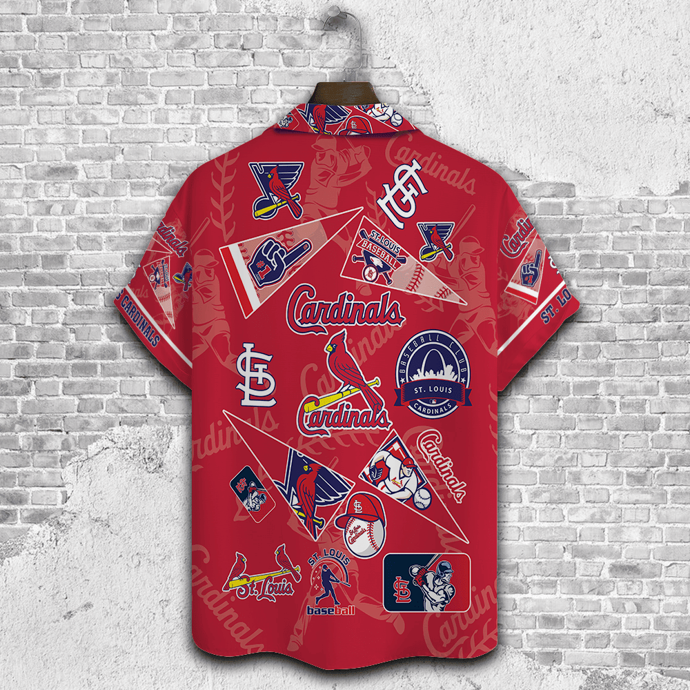 St. Louis Cardinals Major League Baseball 3D Print Hawaiian Shirt SH1ML V1