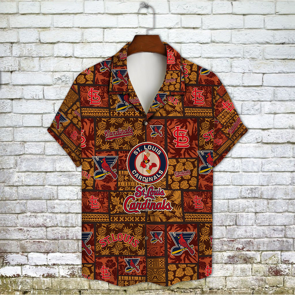 St. Louis Cardinals Major League Baseball 3D Print Hawaiian Shirt SH1ML V10