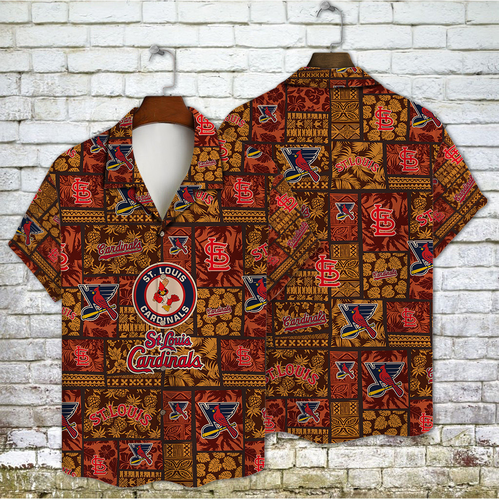 St. Louis Cardinals Major League Baseball 3D Print Hawaiian Shirt SH1ML V10