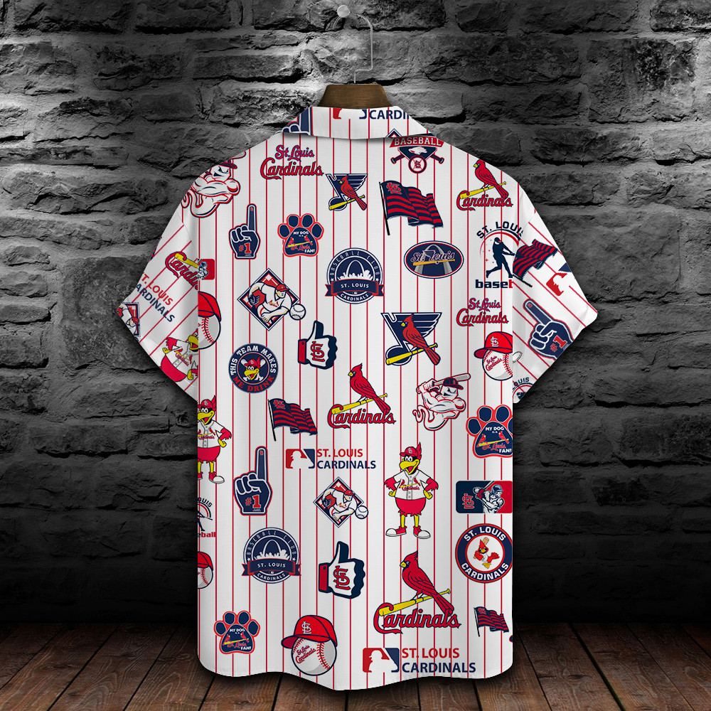 St. Louis Cardinals Major League Baseball 3D Print Hawaiian Shirt SH1ML V2