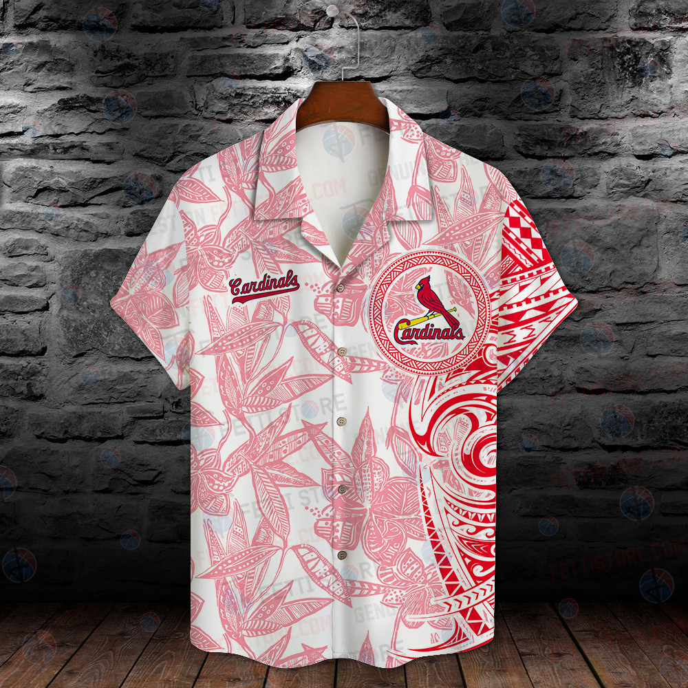 St. Louis Cardinals MLB Summer Pattern Custom Hawaiian Shirt Baseball Pattern