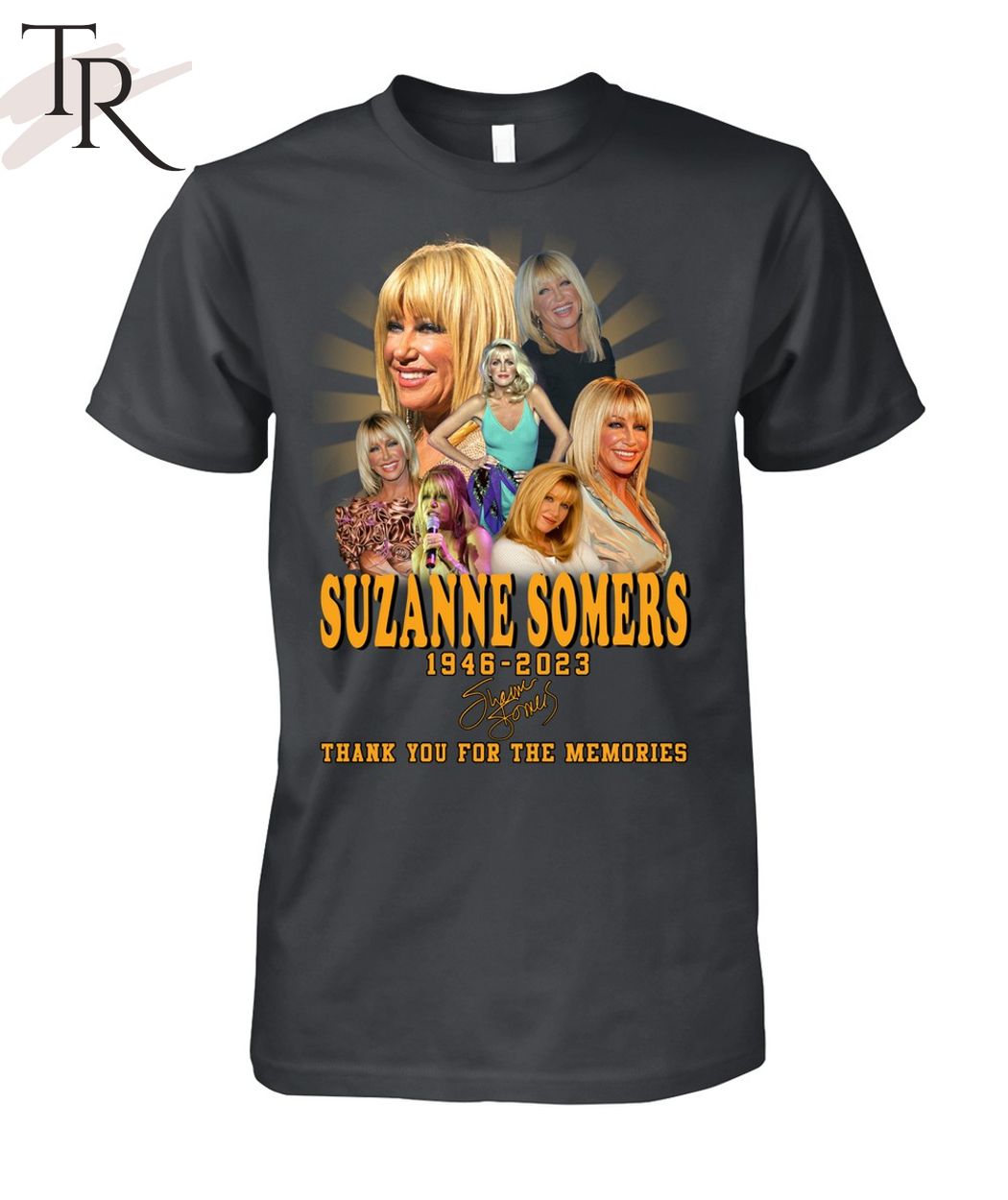 Suzanne Somers 1946 - 2023 Thank You For The Memories T-Shirt