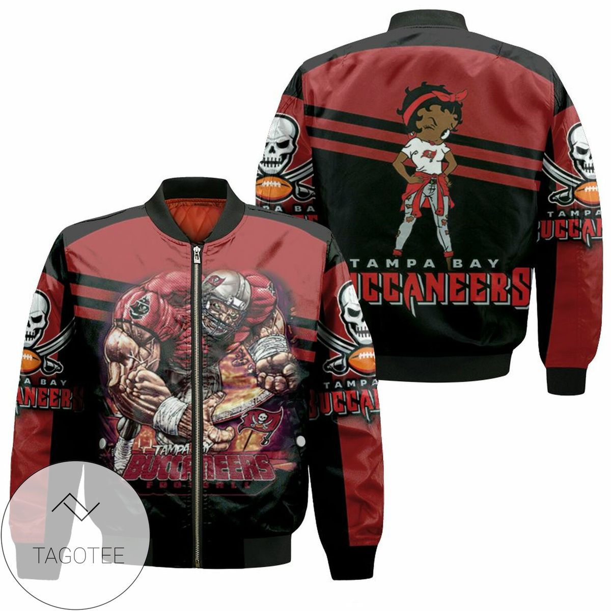 Tampa Bay Buccaneers Black Betty Boop Nfc South Division Champions Super Bowl 2021 Bomber Jacket