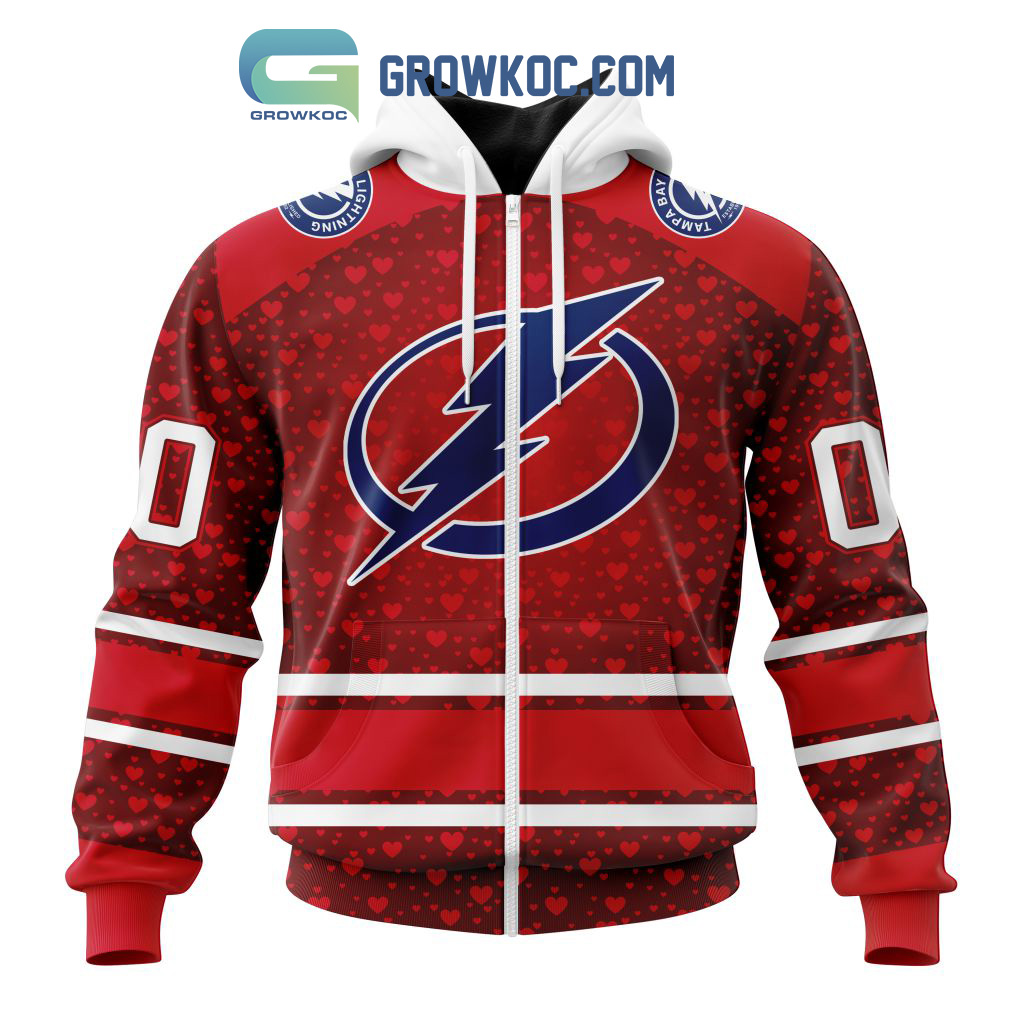 Tampa Bay Lightning Valentines Day Fan Hoodie Shirts