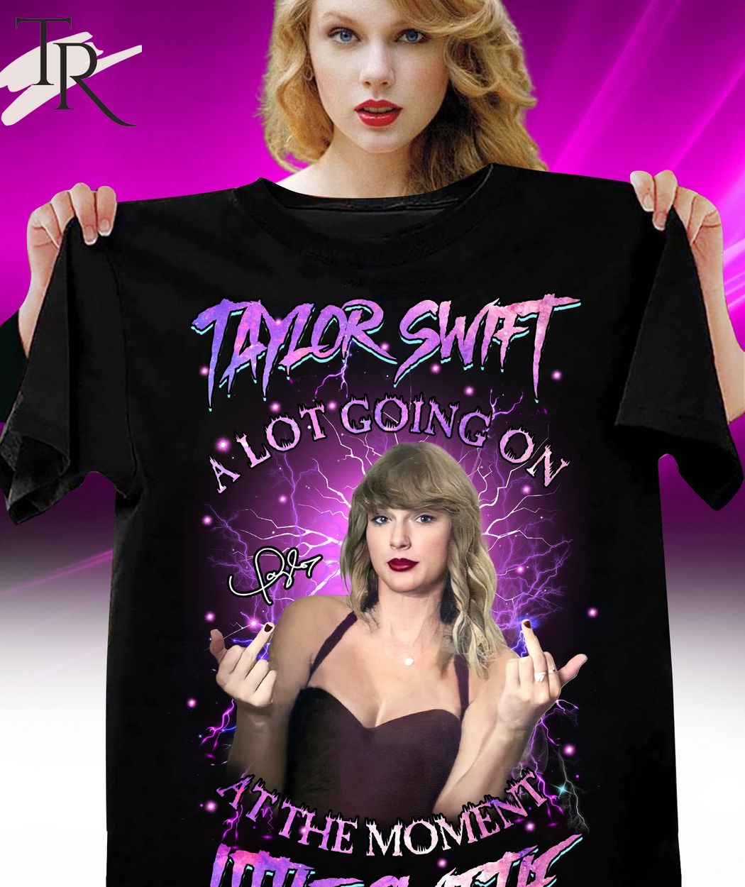 Taylor Swift A Lot Going On At The Moment Little Swiftie T-Shirt