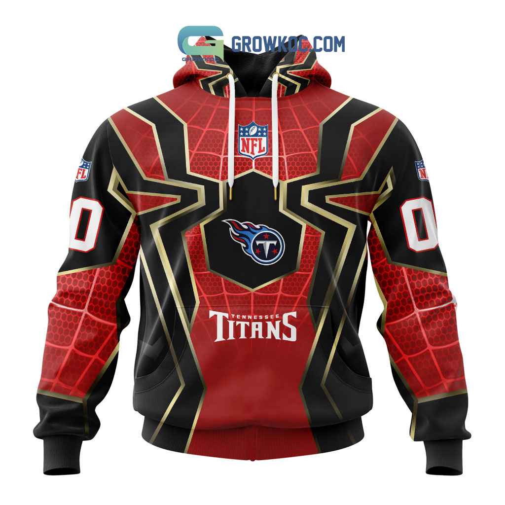 Tennessee Titans NFL Spider Man Far From Home Special Jersey Hoodie T Shirt