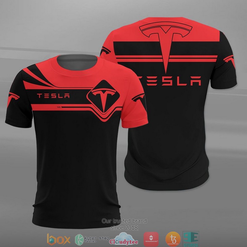 Tesla Car Motor 3D Shirt, Hoodie