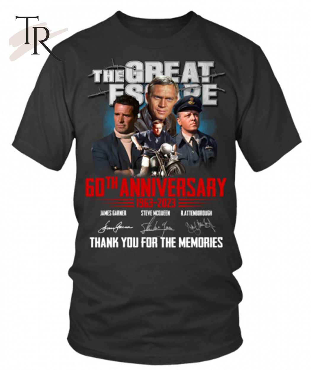 The Great Escape 60th Anniversary 1963 - 2023 Thank You For The Memories T-Shirt