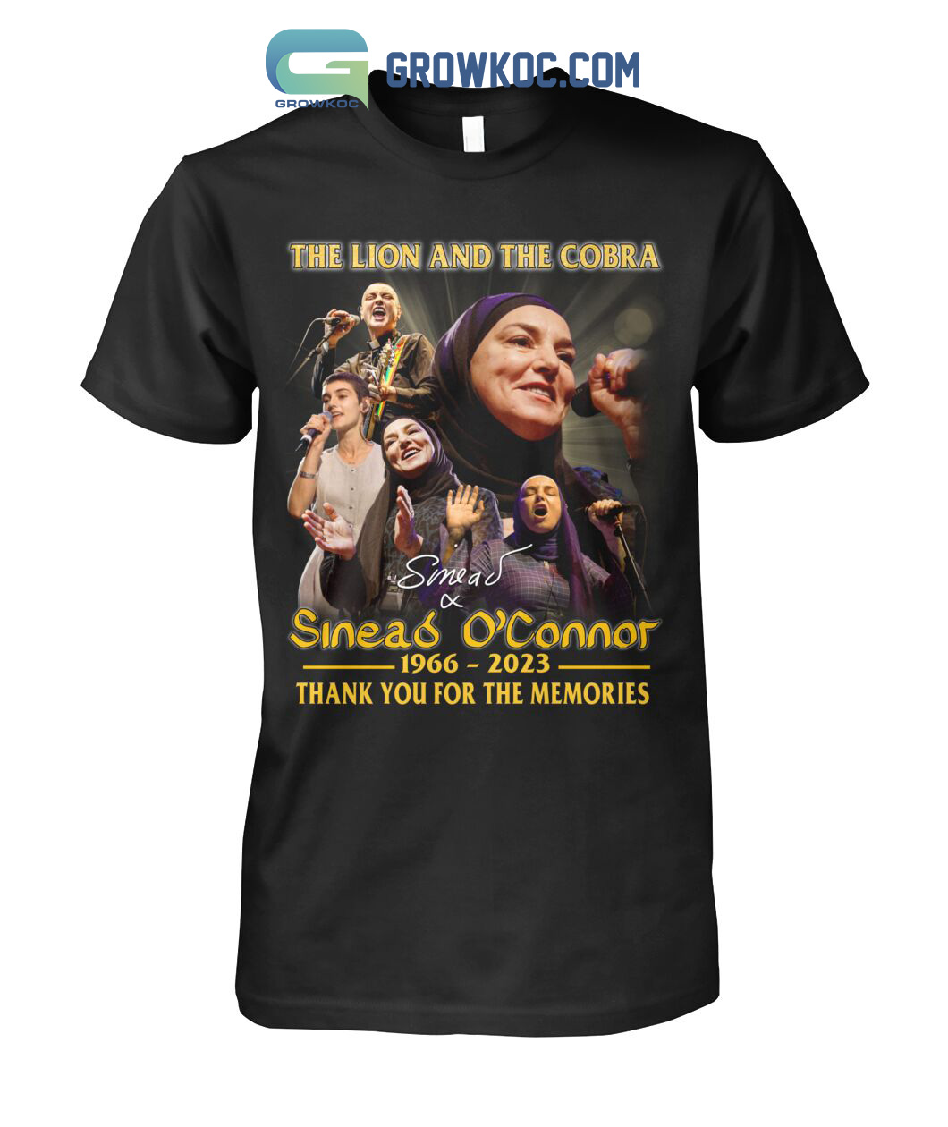 The Lion And The Cobra Sinéad O'Connor 1996 2023 Memories T Shirt