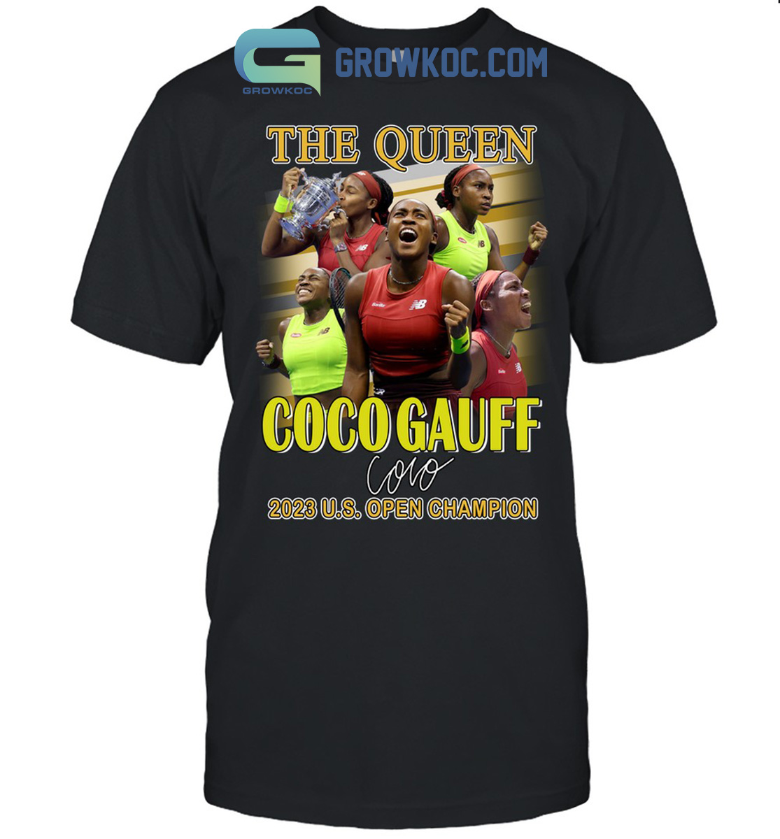 The Queen Coco Gauff 2023 US Open Champion Shirt Hoodie Sweater
