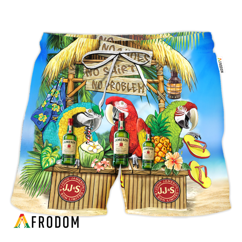 The Ultimate Margaritaville Party Jameson Whiskey Hawaiian Shorts