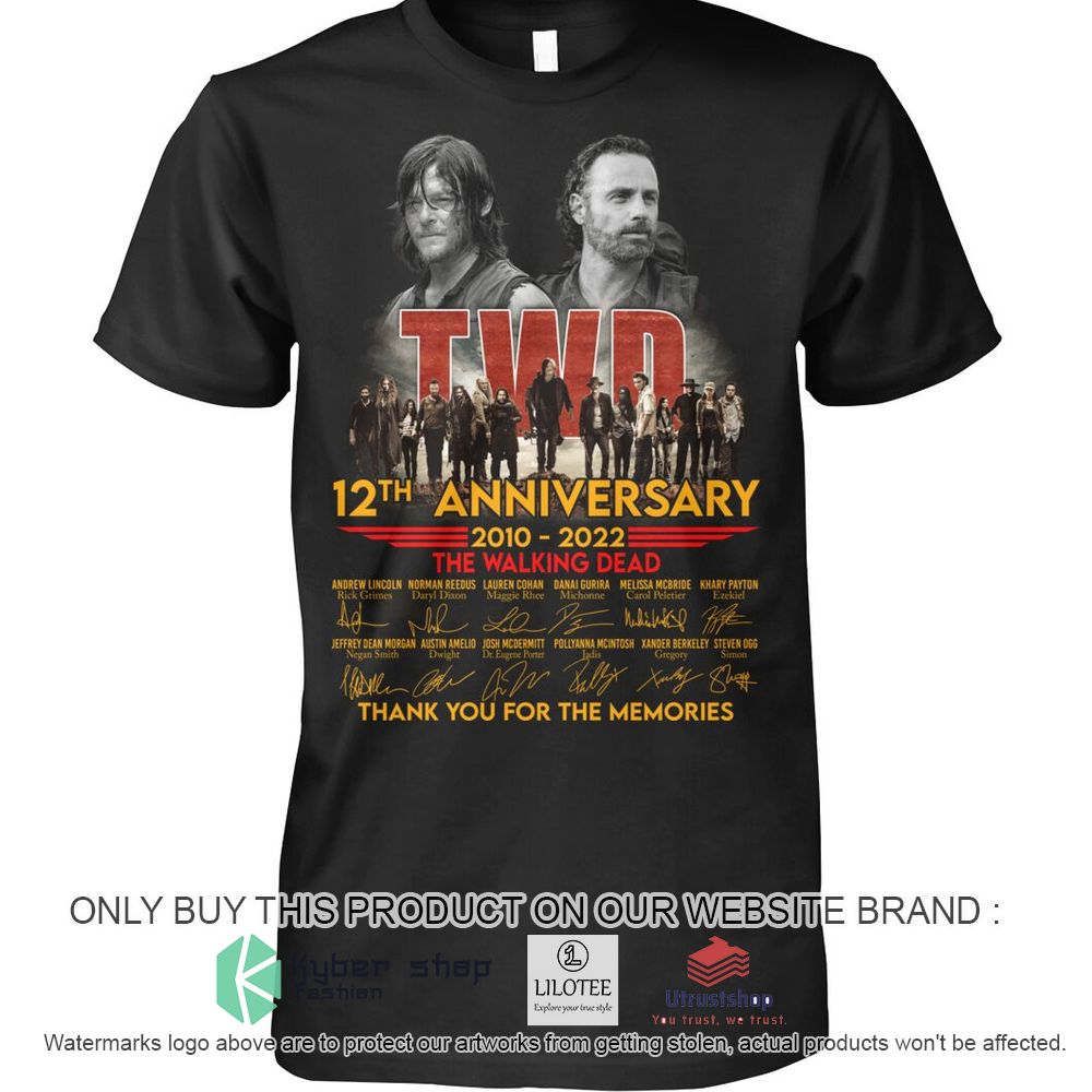 The Walking Dead 12th Anniversary 2021 2022 Movie Hoodie, Shirt