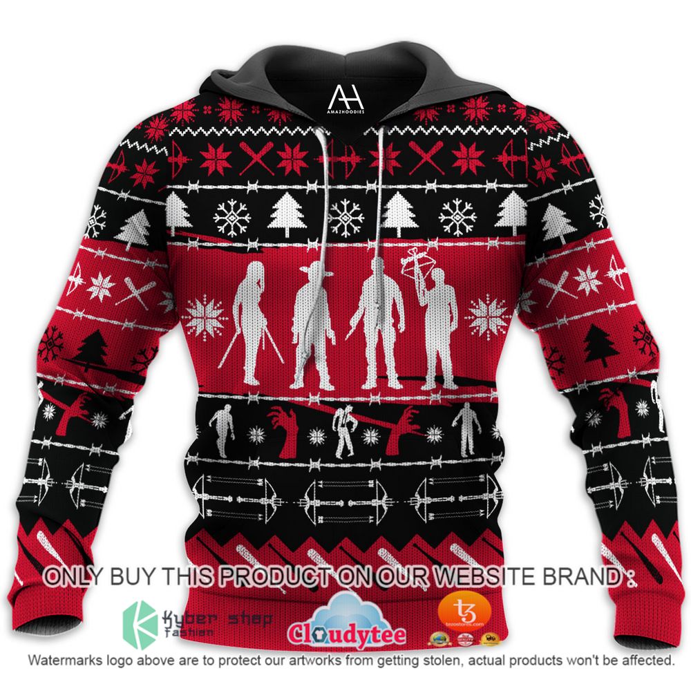 The Walking Dead 3D Hoodie, Shirt