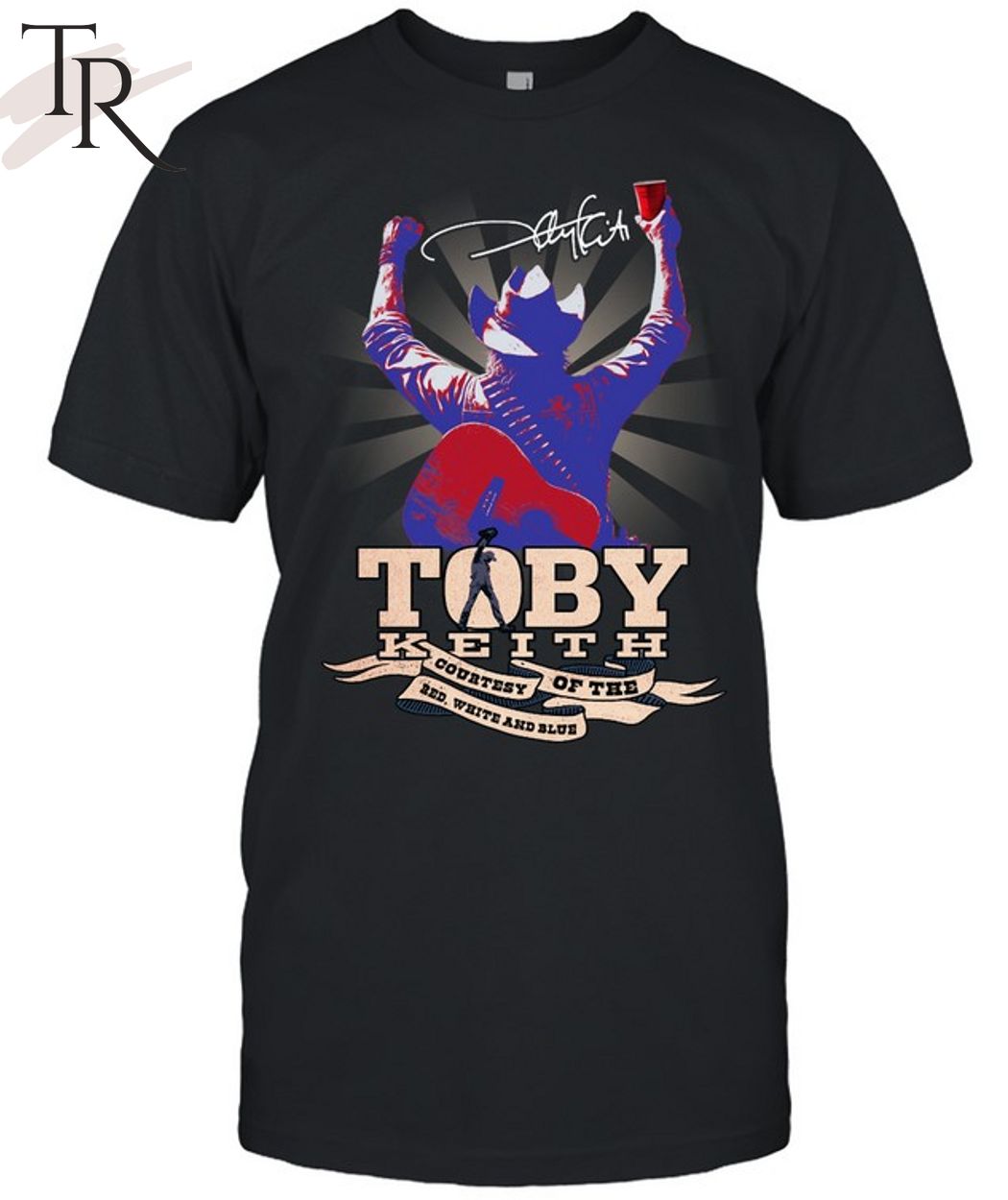 Toby Keith Country Of The Red White And Blue T-Shirt