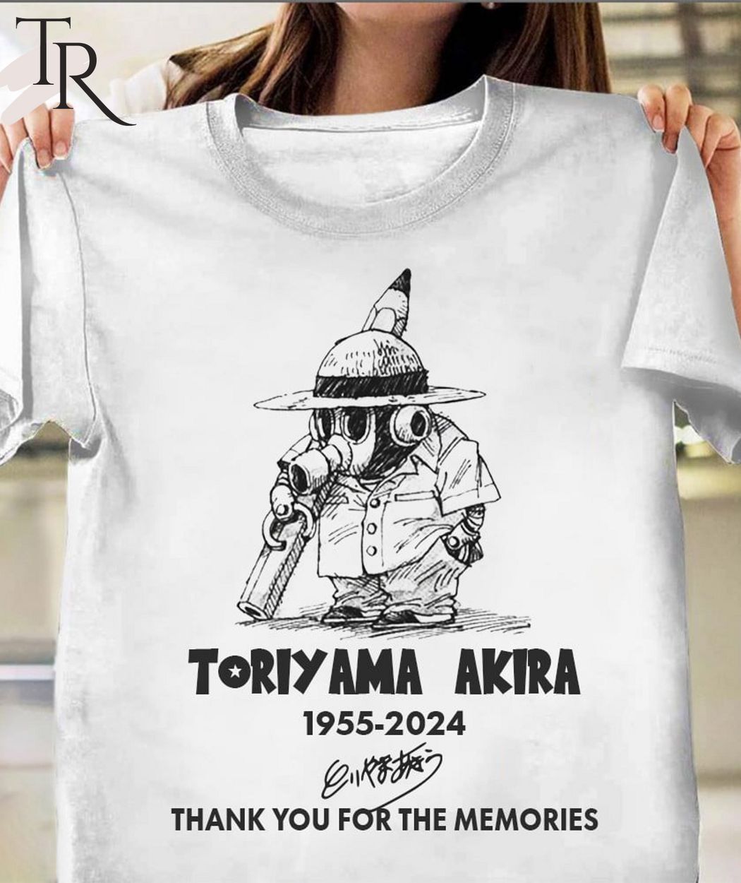 Toriyama Akira 1955-2024 Thank You For The Memories T-Shirt