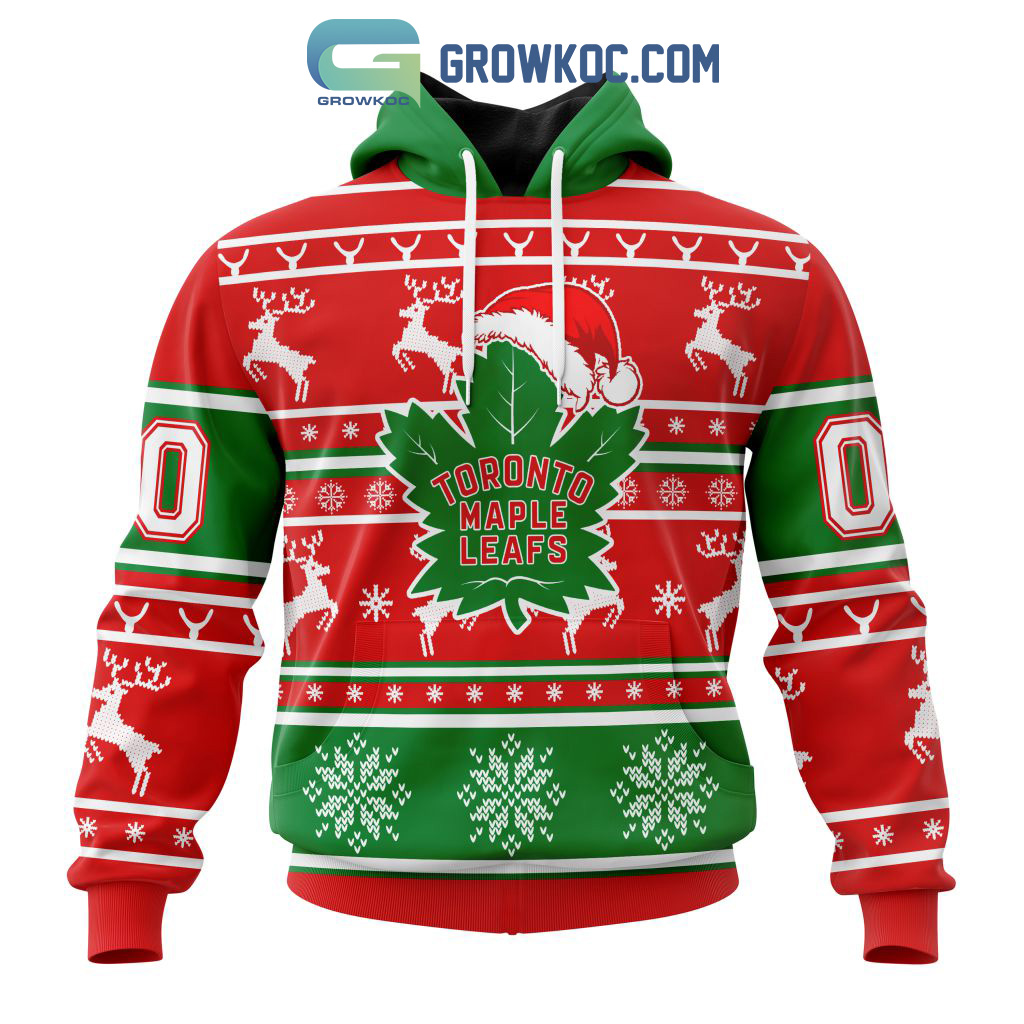 Toronto Maple Leafs Special Santa Claus Christmas Is Coming Personalized Hoodie T Shirt