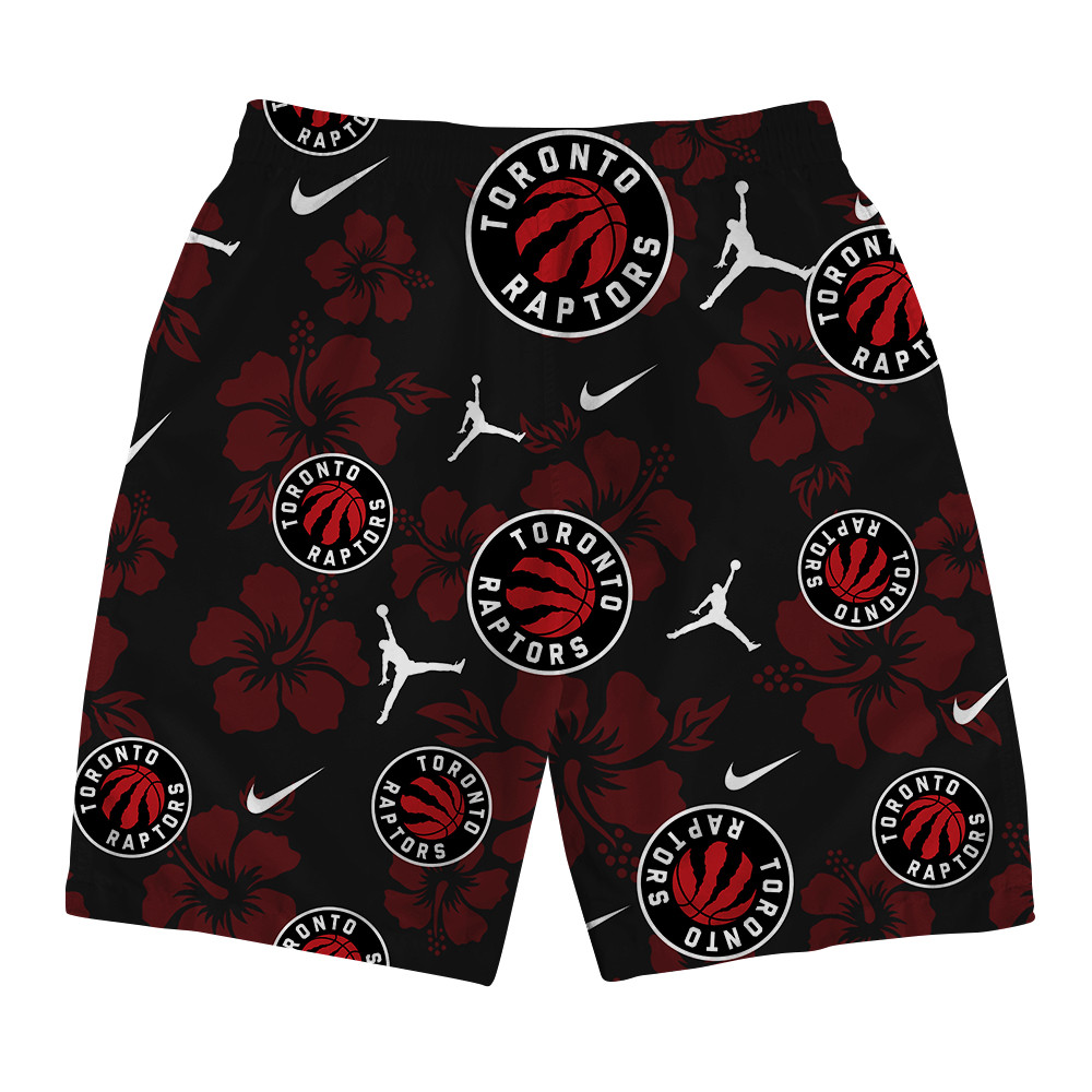 Toronto Raptors National Basketball Association Hawaiian Set Floral V4 NBA Pattern