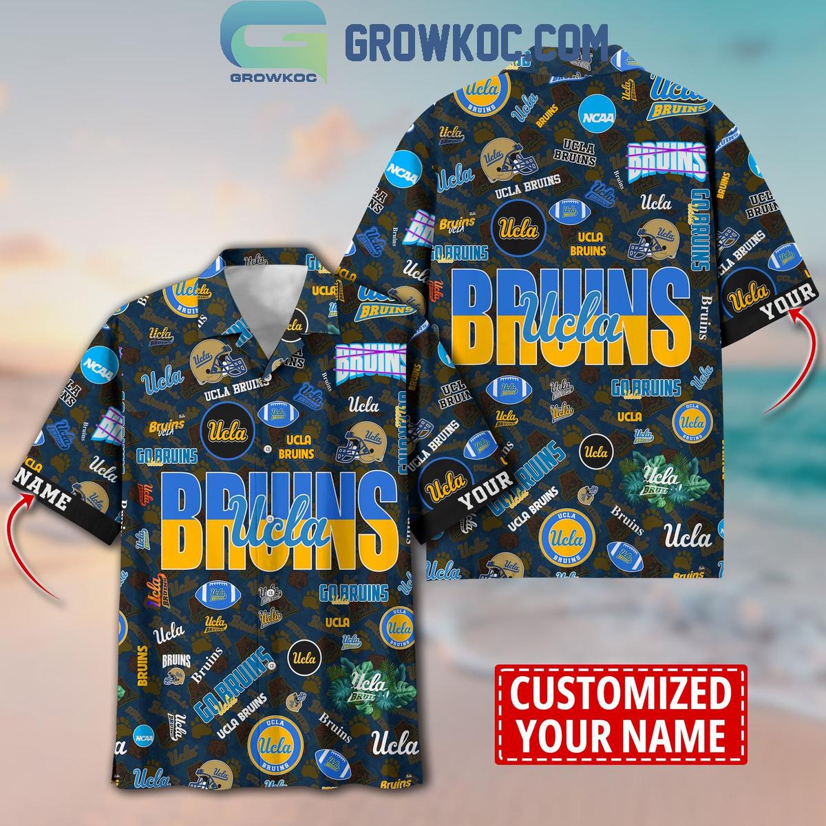 UCLA Bruins Solgan Go Bruins True Fan Spirit Personalized Hawaiian Shirts