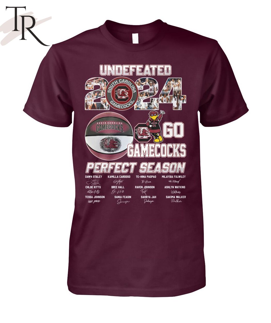 Undefeated 2024 South Carolina Gamecocks Perfect Season T-Shirt