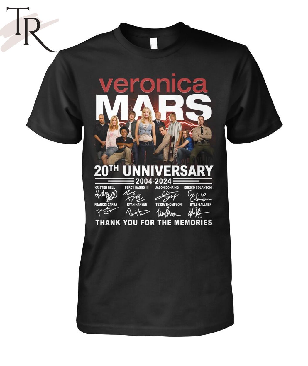 Veronica Mars 20th Anniversary 2004-2024 Thank You For The Memories T-Shirt