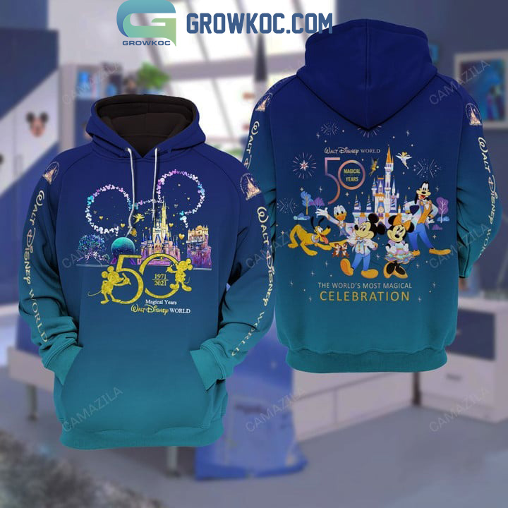 Walt Disney World 50 Magical Years Celebration Hoodie T Shirt