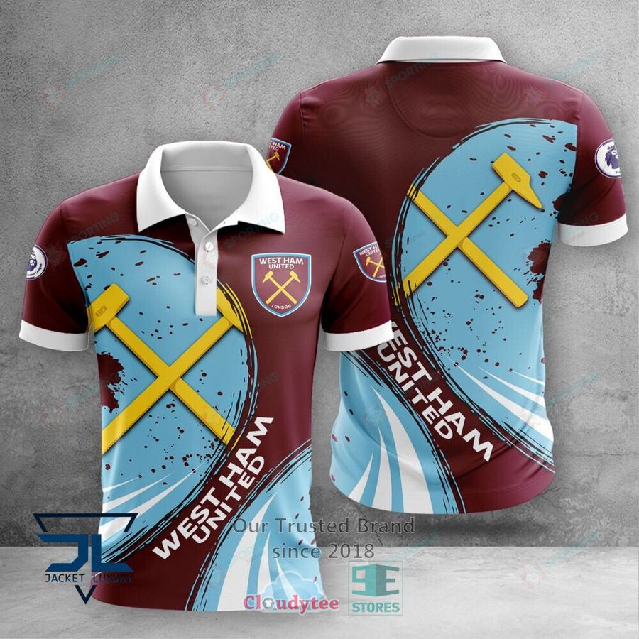 West Ham United F.C 3D Polo Shirt, Hoodie