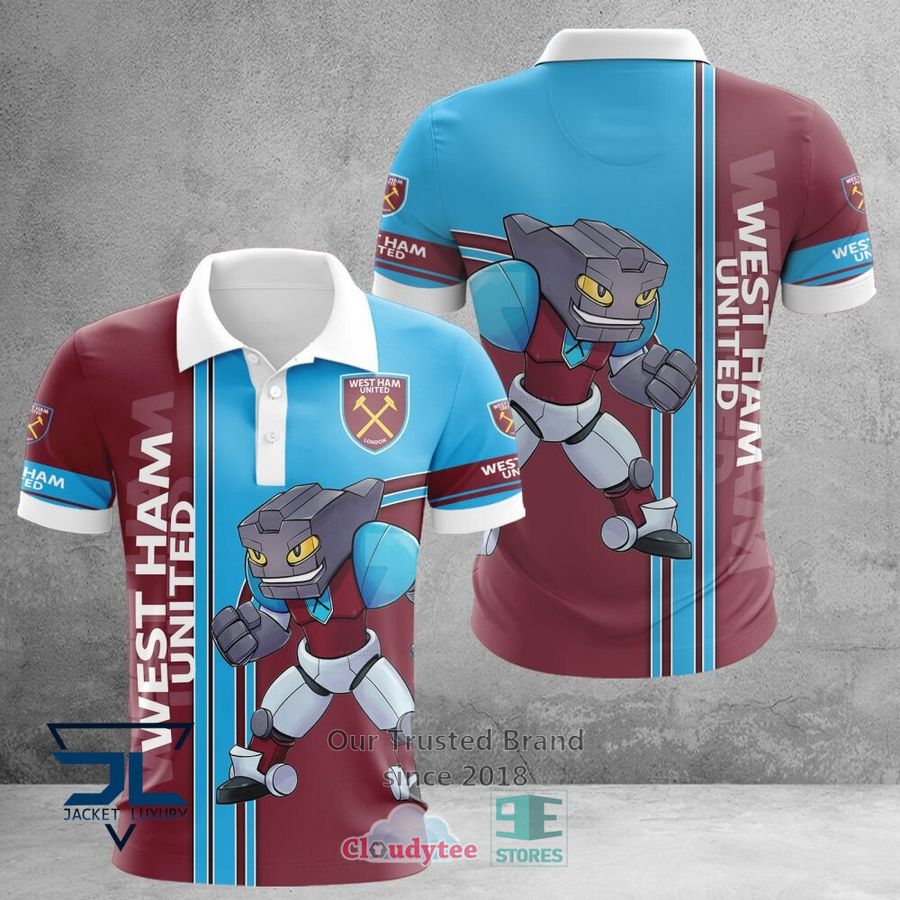 West Ham United F.C mascot 3D Polo Shirt, Hoodie