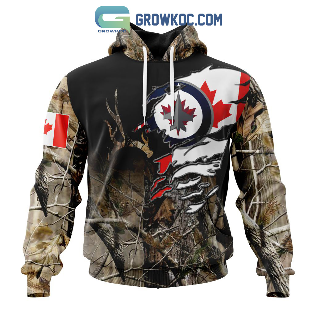 Winnipeg Jets NHL Special Camo Realtree Hunting Personalized Hoodie T Shirt