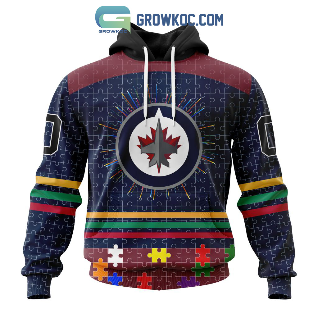 Winnipeg Jets NHL Special Fearless Against Autism Hoodie T Shirt