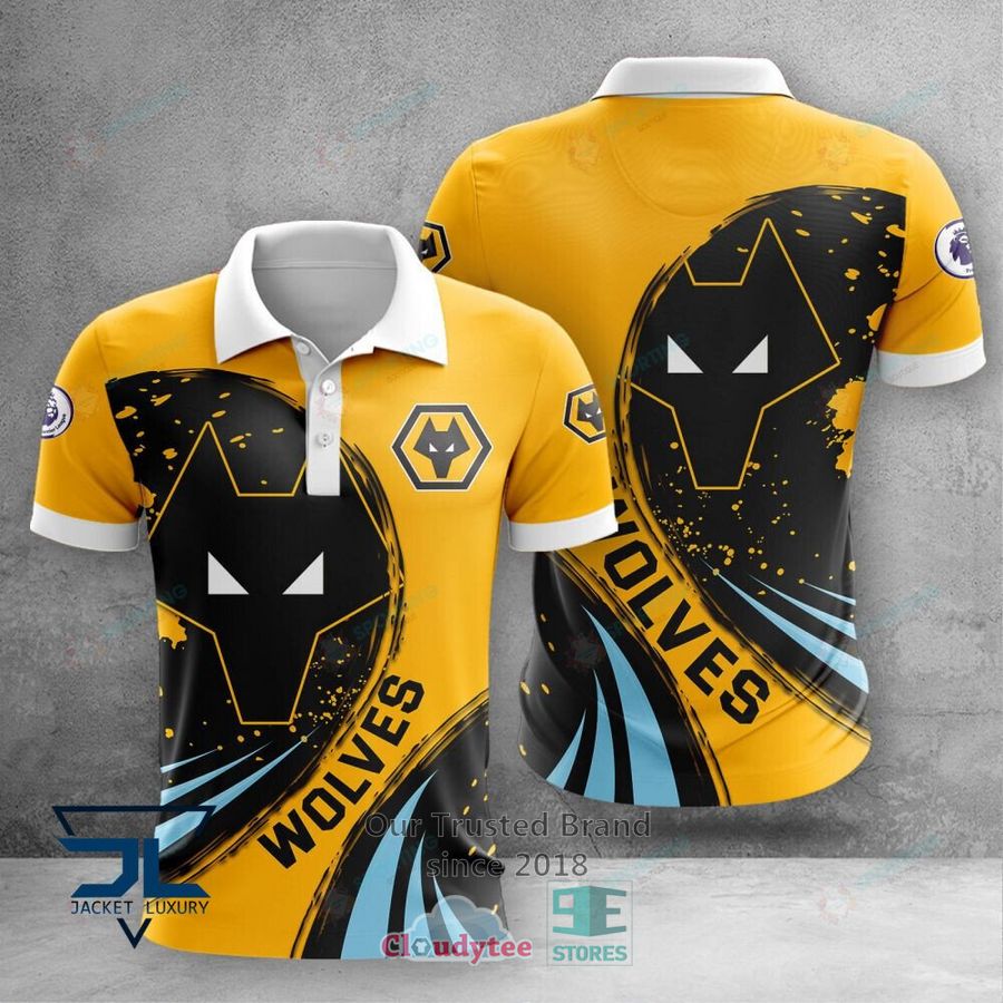 Wolverhampton Wanderers F.C logo 3D Polo Shirt, Hoodie