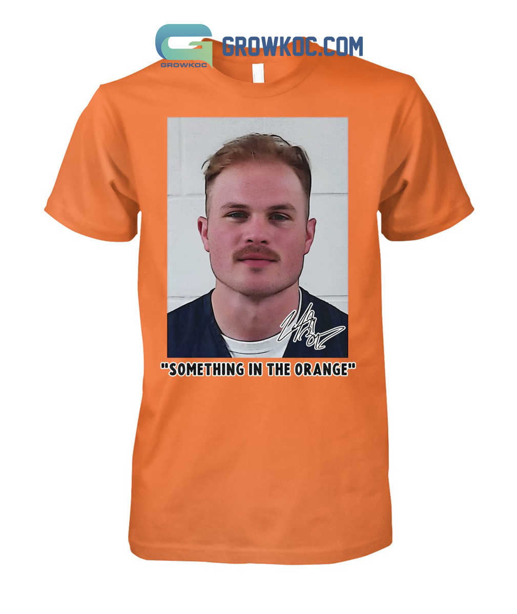 Zach Bryan Mugshot Something In The Orange Shirt Hoodie Sweater