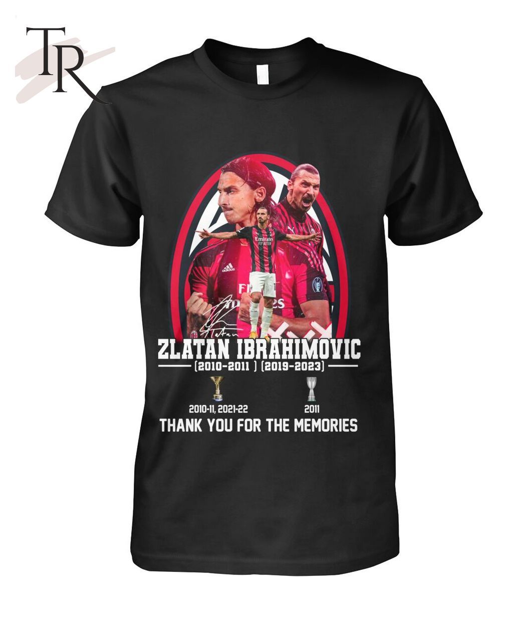 Zlatan Ibrahimovic Thank You For The Memories Unisex T-Shirt - Limited Edition